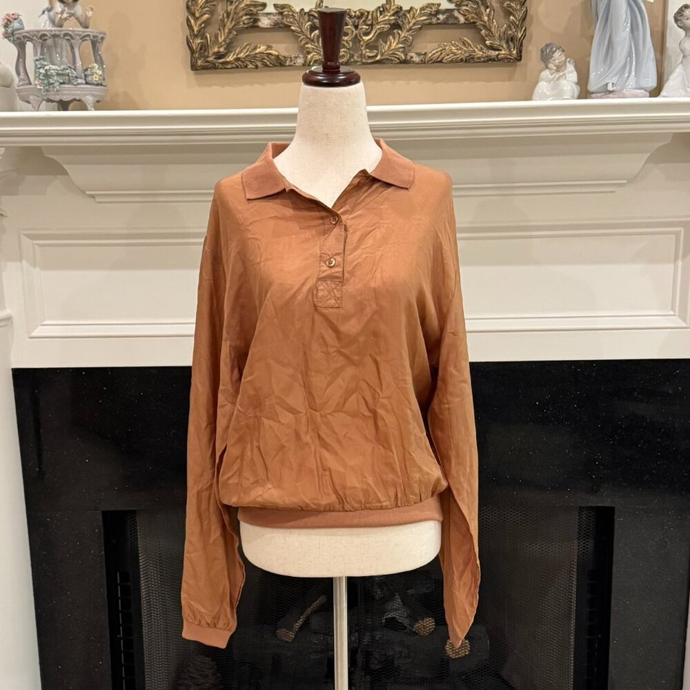 Maurada 100% Silk Blouse – Women’s Medium